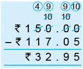 Class 5 Maths - Money - Question Answers