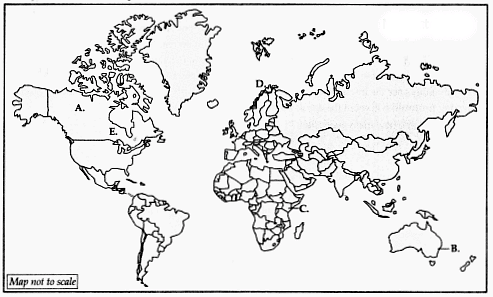 CBSE Sample Question Paper (2022-23) - 1 | Geography Class 11 - Humanities/Arts