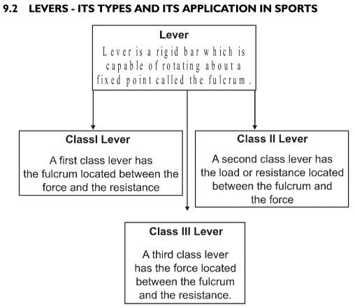 Revision Notes, Kinesiology, Biomechanics and Sports, Physical Education | Physical Education Class 11 (XI) - CBSE and NCERT Curriculum