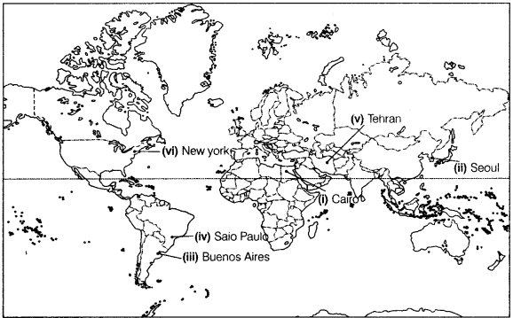 Map Based Work: Human Settlements | Geography Class 12 - Humanities/Arts