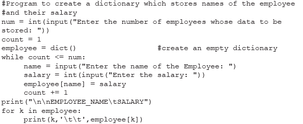 Tuples and Dictionaries Chapter Notes | Computer Science for Class 11 - Humanities/Arts
