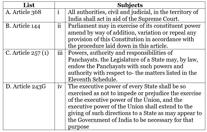 Political Science: CBSE Sample Question Paper (2023-24) - 3 | Political Science Class 11 - Humanities/Arts