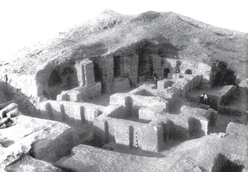A temple with an open courtyard