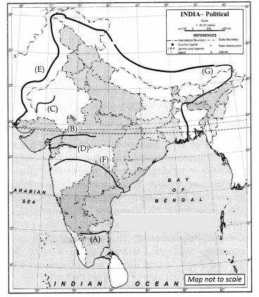 CBSE Sample Question Paper (2023-24) - 4 | Geography Class 11 - Humanities/Arts