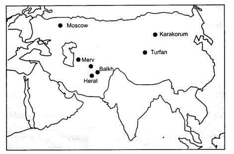 Map Based Questions: Nomadic Empires - Humanities/Arts