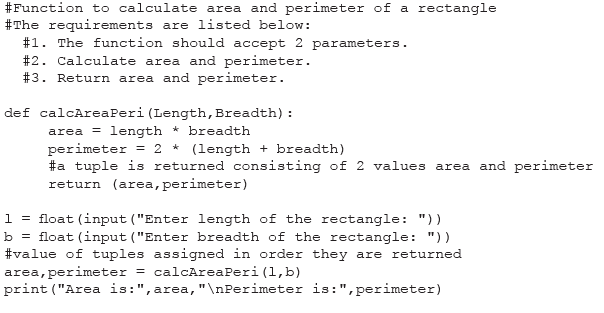 Functions Chapter Notes | Computer Science for Class 11 - Humanities/Arts