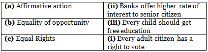 NCERT Solutions for Class 11 Political Science - Equality