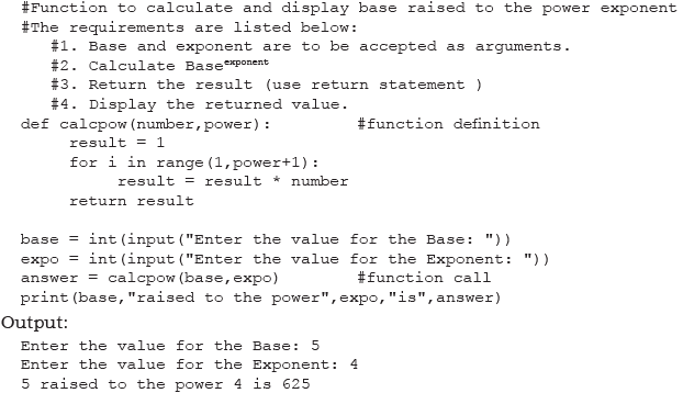 Functions Chapter Notes | Computer Science for Class 11 - Humanities/Arts