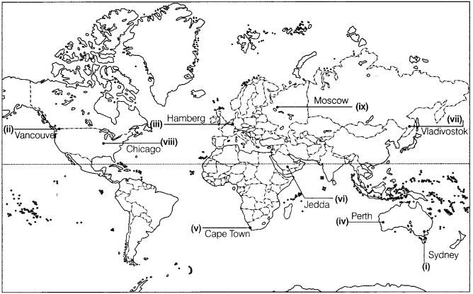 Map Based Work: Transport & Communication | Geography Class 12 - Humanities/Arts