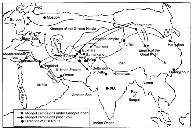 Map Based Questions: Nomadic Empires - Humanities/Arts