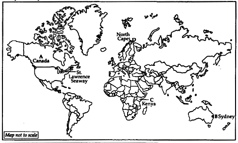 CBSE Sample Question Paper (2022-23) - 1 | Geography Class 11 - Humanities/Arts