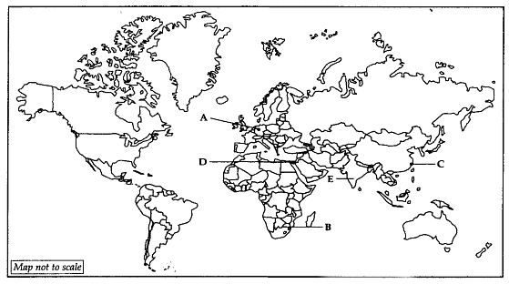 CBSE Sample Question Paper (2022-23) - 6 | Geography Class 11 - Humanities/Arts