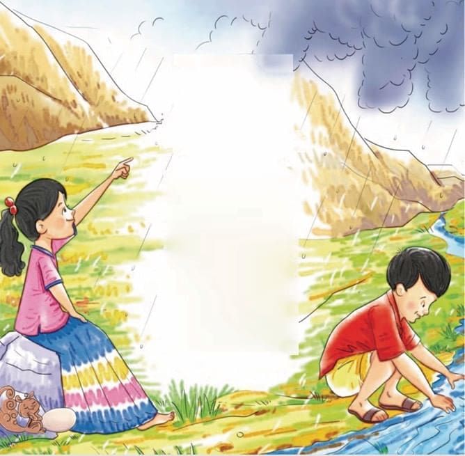 Worksheet: बादल | Hindi for Class 2 (सारंगी)