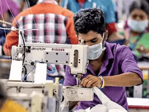 The garment exporting factory near Delhi