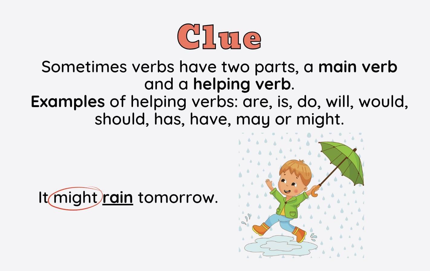 Worksheet - Verbs | Worksheets with solutions for Class 3