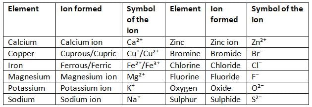 Language of Chemistry Chapter Notes | Chemistry Class 8 ICSE