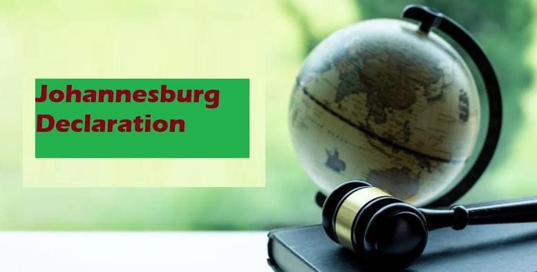 Johannesburg Conference | Environmental Law - CLAT PG