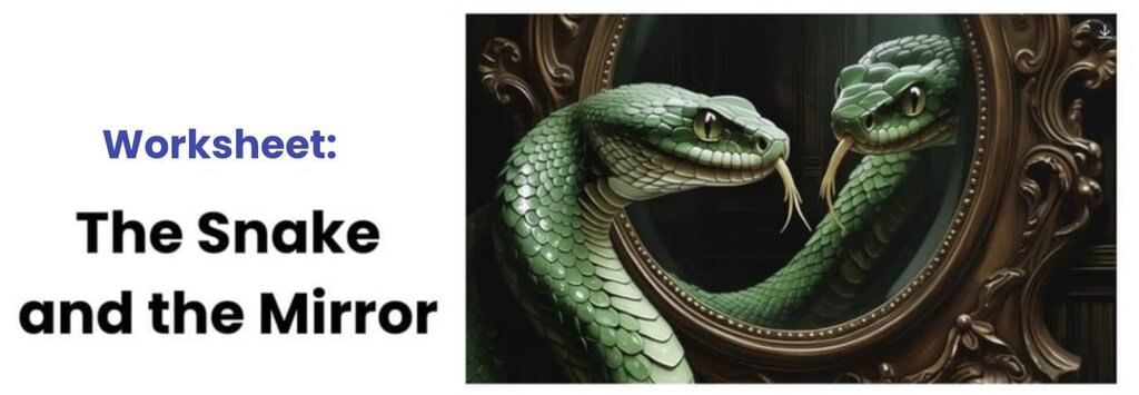 The Snake and the Mirror Class 9 Worksheet English Chapter 1