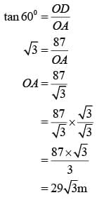 NCERT Solutions for Class 10 Maths Chapter 9 - Some Applications of Trigonometry (Exercise 9.1)