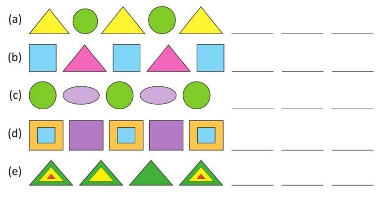 Patterns Class 1 Notes Maths Chapter 10
