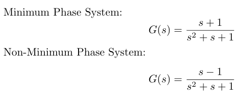 Non-Minimum Phase Systems – Emma Benjaminson – Mechanical Engineering  Graduate Student