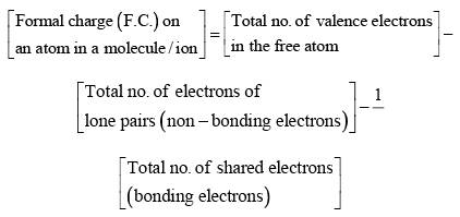 Formal Charge Formula
