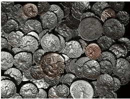 Coins used for trading