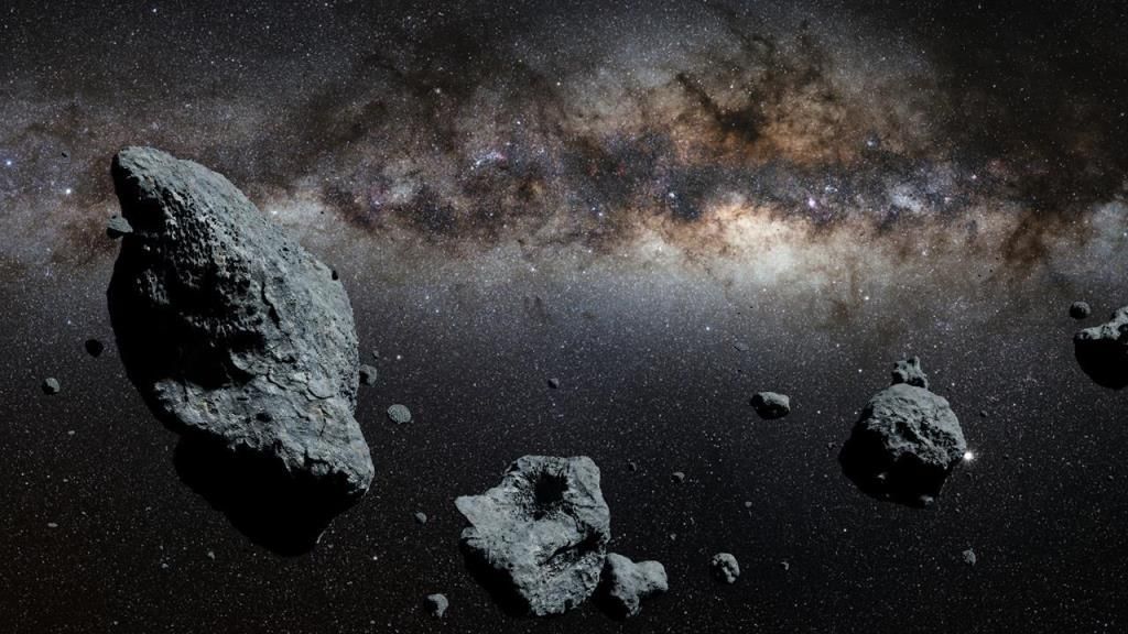 Fig: Asteroids