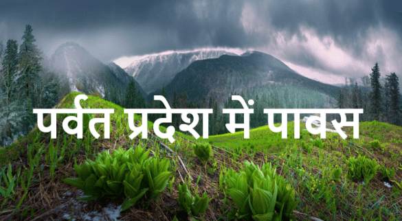 Short Question Answers: पर्वत प्रदेश में पावस | Hindi Class 10
