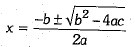 Important Definitions & Formulas: Quadratic Equations | Mathematics (Maths) Class 10