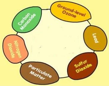 Fig: Some common types of pollutants