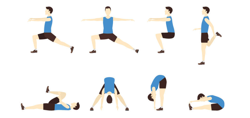 Fig: Warm-up exercises.