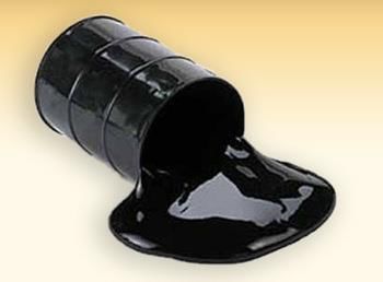 Liquid bitumen.