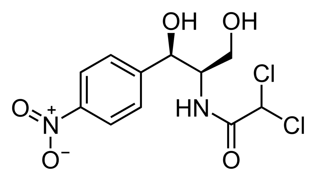 Chloramphenicol Structure