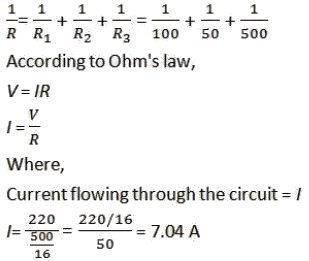 NCERT Solutions for Class 10 Science Chapter 11 - Electricity
