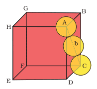 Face centered cubic unit cell