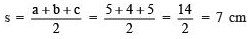 NCERT Solutions for Class 9 Maths Chapter 12 - Exercise 12.2 Heron’s Formula