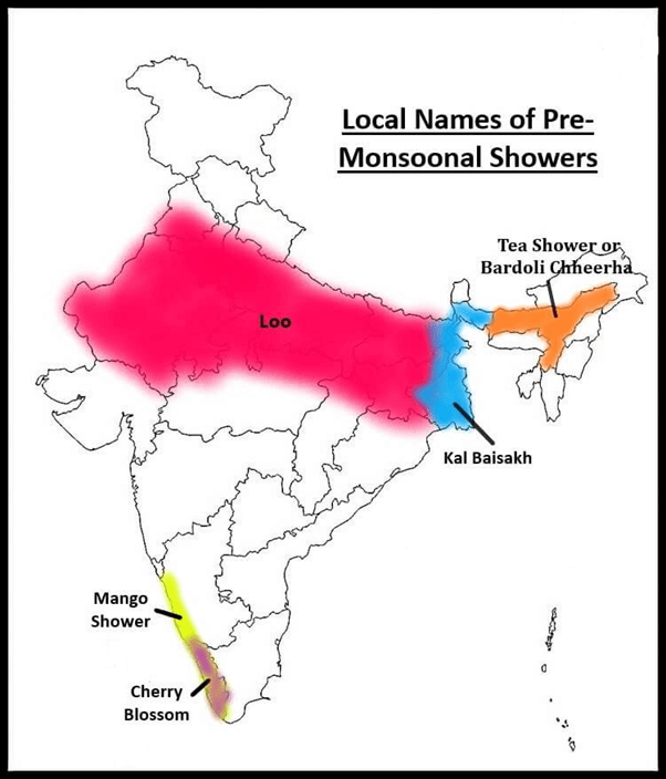 Class 9 Geography Chapter 4 Previous Year Questions - Climate