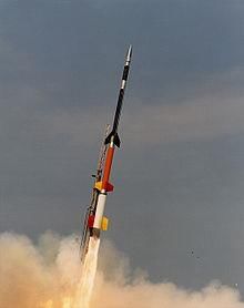 Rocket Fired Upwards