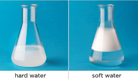Hard water and soft water