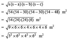NCERT Solutions for Class 9 Maths Chapter 12 - Exercise 12.2 Heron’s Formula