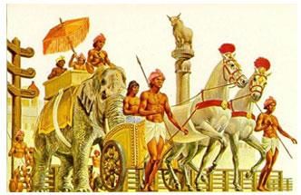 Aryans with Chariot