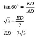 NCERT Solutions for Class 10 Maths Chapter 9 - Some Applications of Trigonometry (Exercise 9.1)