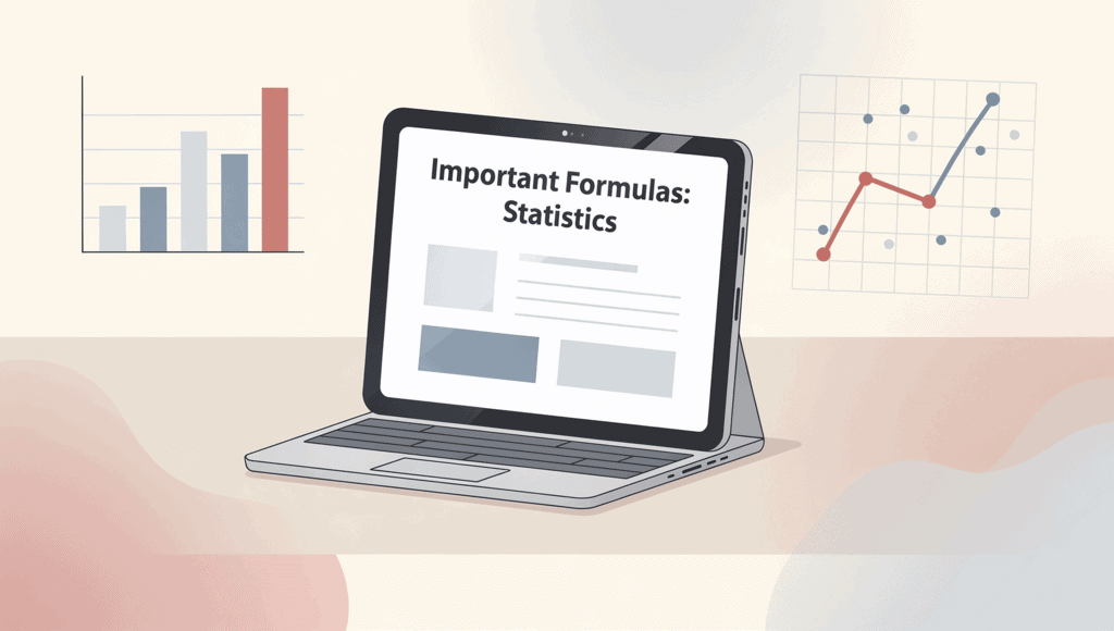 Important Formulas: Statistics