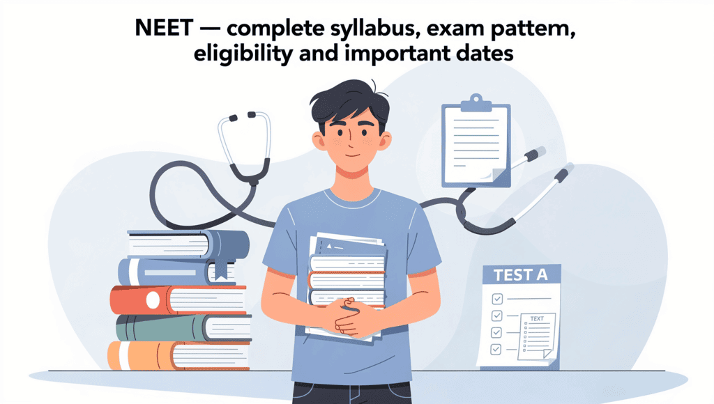 NEET 2026— complete syllabus, exam pattern, eligibility and important dates