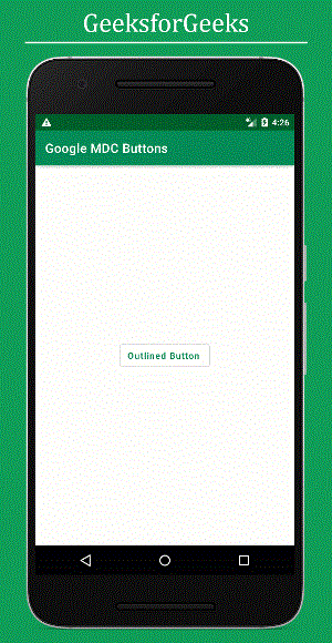 Material Design Buttons in Android with Example - Software Development