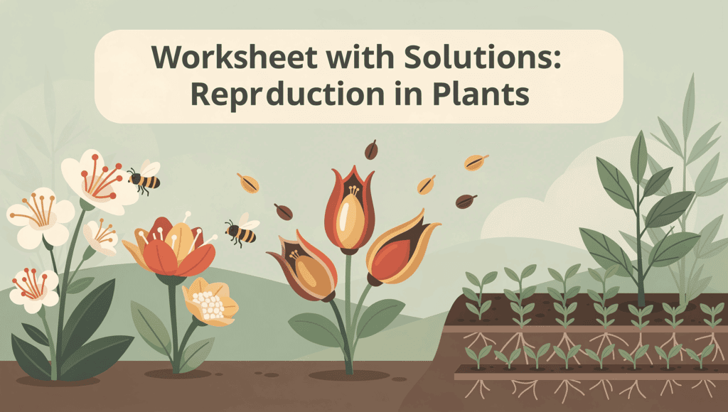 Worksheet with Solutions: Reproduction in Plants