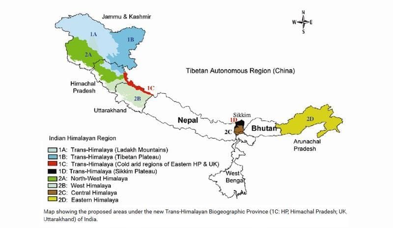 The North and North-Eastern Mountains of India