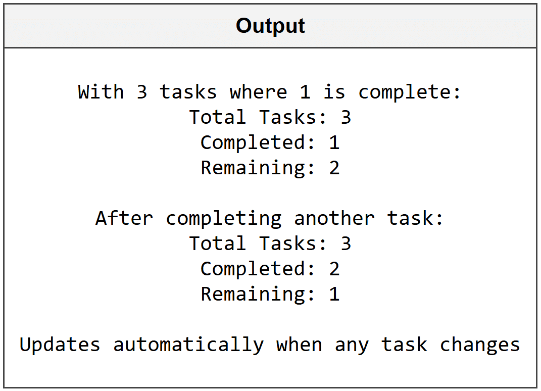Step 4 - Add Statistics Display