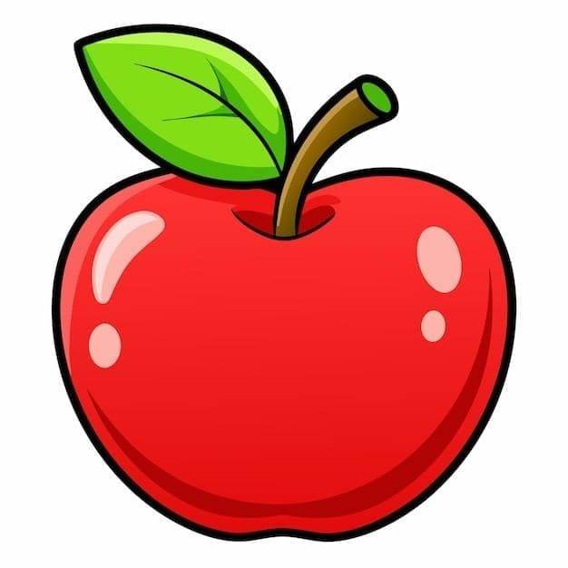 Red apple cartoon | Premium AI-generated vector